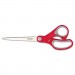 Scotch 1427 Multi-Purpose Scissors, Pointed, 7" Length, 3-3/8" Cut, Red/Gray MMM1427