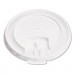 SOLO Cup Company LB3101 Lift Back & Lock Tab Cup Lids for Foam Cups, 10oz, White, 1000/Carton SCCLB3101