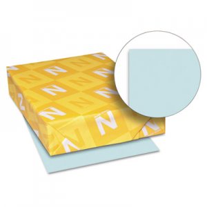 Neenah Paper 49521 Exact Index Card Stock, 110 lbs., 8-1/2 x 11, Blue, 250 Sheets/Pack WAU49521