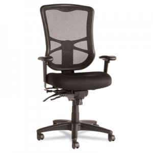 Alera ALEEL41ME10B Elusion Series Mesh High-Back Multifunction Chair, Black