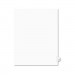 Avery AVE01074 Preprinted Legal Exhibit Side Tab Index Dividers, Avery Style, 10-Tab, 74, 11 x 8.5, White, 25