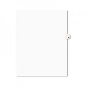 Avery AVE01060 Preprinted Legal Exhibit Side Tab Index Dividers, Avery Style, 10-Tab, 60, 11 x 8.5, White, 25