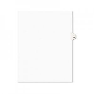 Avery AVE01059 Preprinted Legal Exhibit Side Tab Index Dividers, Avery Style, 10-Tab, 59, 11 x 8.5, White, 25