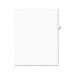 Avery AVE01058 Preprinted Legal Exhibit Side Tab Index Dividers, Avery Style, 10-Tab, 58, 11 x 8.5, White, 25