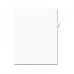Avery AVE01057 Preprinted Legal Exhibit Side Tab Index Dividers, Avery Style, 10-Tab, 57, 11 x 8.5, White, 25