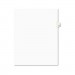 Avery AVE01057 Preprinted Legal Exhibit Side Tab Index Dividers, Avery Style, 10-Tab, 57, 11 x 8.5, White, 25