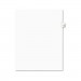 Avery AVE01056 Preprinted Legal Exhibit Side Tab Index Dividers, Avery Style, 10-Tab, 56, 11 x 8.5, White, 25