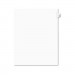 Avery AVE01052 Preprinted Legal Exhibit Side Tab Index Dividers, Avery Style, 10-Tab, 52, 11 x 8.5, White, 25