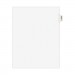 Avery AVE01392 Avery-Style Preprinted Legal Side Tab Divider, Exhibit V, Letter, White, 25/Pack, (1392)