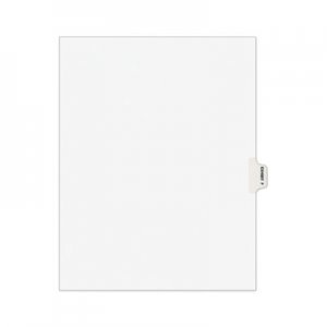 Avery AVE01376 Avery-Style Preprinted Legal Side Tab Divider, Exhibit F, Letter, White, 25/Pack, (1376)