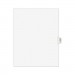 Avery AVE01376 Avery-Style Preprinted Legal Side Tab Divider, Exhibit F, Letter, White, 25/Pack, (1376)