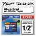 Brother P-Touch TZE2312PK TZe Standard Adhesive Laminated Labeling Tapes, 1/2w, Black on White, 2/Pack BRTTZE2312PK