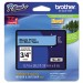 Brother P-Touch TZE541 TZe Standard Adhesive Laminated Labeling Tape, 3/4w, Black on Blue BRTTZE541