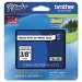 Brother P-Touch TZE221 TZe Standard Adhesive Laminated Labeling Tape, 3/8w, Black on White BRTTZE221