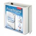 Cardinal CRD43140CB FreeStand Easy Open Locking Slant-D Ring Binder, 3 Rings, 4" Capacity, 11 x 8.5, White