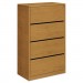 HON 10516CC 10500 Series Four-Drawer Lateral File, 36w x 20d x 59-1/8h, Harvest HON10516CC