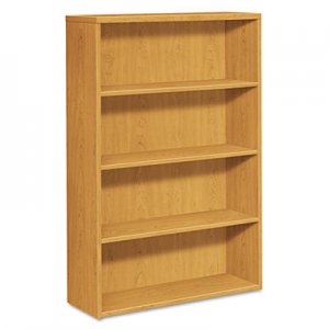 HON HON105534CC 10500 Series Laminate Bookcase, Four-Shelf, 36w x 13-1/8d x 57-1/8h, Harvest