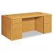 HON 10799CC 10700 Double Pedestal Desk w/Full Height Pedestals, 72w x 36d x 29 1/2h, Harvest HON10799CC