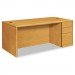 HON 10787RCC 10700 Single Pedestal Desk, Full Right Pedestal, 72w x 36d x 29 1/2h, Harvest HON10787RCC