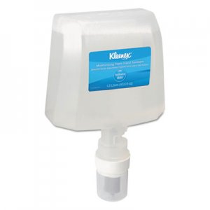 Kleenex 91590 Moisturizing Foam Hand Sanitizer, Cucumber, 1200mL, 2/Carton KCC91590