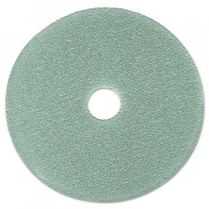 3M MMM08752 Burnish Floor Pad 3100, 19" Diameter, Aqua, 5/Carton