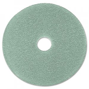 3M MMM08752 Burnish Floor Pad 3100, 19" Diameter, Aqua, 5/Carton