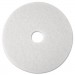 3M MMM08476 Super Polish Floor Pad 4100, 12" Diameter, White, 5/Carton