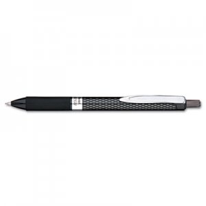 Pentel K497A Oh! Gel Retractable Roller Pen, .7mm, Black Barrel/Ink, Dozen PENK497A
