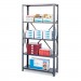 Safco 6266 Commercial Steel Shelving Unit, Five-Shelf, 36w x 18d x 75h, Dark Gray SAF6266