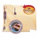 Smead 14555 SafeSHIELD Fastener Folders, Manila, Two Inch Capacity, Letter, 50/Box SMD14555