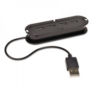 Tripp Lite U222004R U222-004-R 4-Port USB 2.0 Ultra-Mini Hub, Black TRPU222004R
