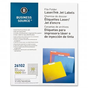 Business Source 26102 File Folder Label BSN26102