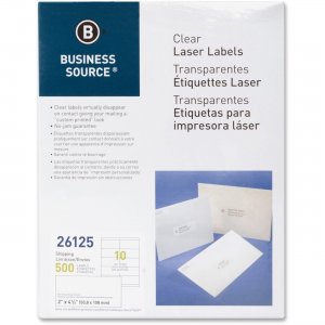 Business Source 26125 Shipping Laser Label BSN26125