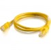 C2G 27871 3 ft Cat6 Snagless Crossover UTP Unshielded Network Patch Cable - Yellow