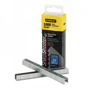 Stanley TRA706T SharpShooter Heavy-Duty Tacker Staples, 3/8" Leg Length, 1000/Box BOSTRA706T