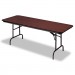 Iceberg 55224 Premium Wood Laminate Folding Table, Rectangular, 72w x 30d x 29h, Mahogany ICE55224