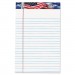 TOPS TOP75101 American Pride Writing Pad, Narrow, 5 x 8, White, 50 Sheets, Dozen