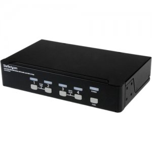 StarTech.com SV431DVIUA 4 Port DVI USB KVM Switch with Audio