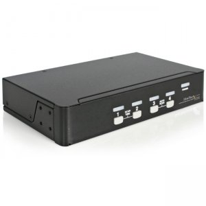 StarTech.com SV431USB 4 Port Professional VGA USB KVM Switch with Hub