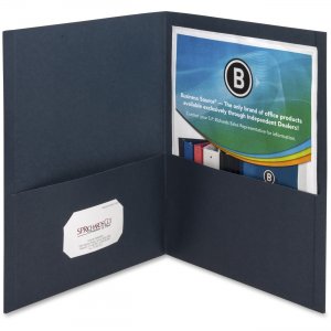 Business Source 78492 Double Pocket Portfolio BSN78492