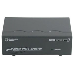 C2G 39967 Port Authority2 Audio Video Splitter