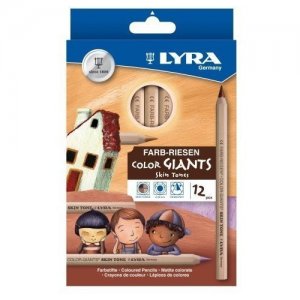 LYRA 3931124 Color Giants Skin Tone Colored Pencils DIX3931124
