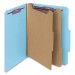 Smead 14204 Blue PressGuard Classification File Folder with SafeSHIELD Fasteners SMD14204