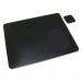 Artistic 2036LE Leather Desk Pad w/Coaster, 20 x 36, Black AOP2036LE