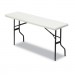 Iceberg 65353 IndestrucTables Too 1200 Series Resin Folding Table, 60w x 18d x 29h, Platinum ICE65353