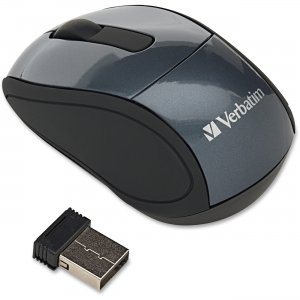 Verbatim 97470 Wireless Mini Travel Mouse Graphite