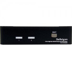 StarTech.com SV231DVIUAHR 2 Port High Resolution USB DVI Dual Link KVM Switch with Audio