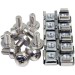 StarTech.com CABSCREWM62 100 Pkg M6 Mounting Screws and Cage Nuts for Server Rack Cabinet