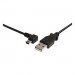 StarTech.com USB2HABM3LA 3 ft Mini USB Cable - A to Left Angle Mini B