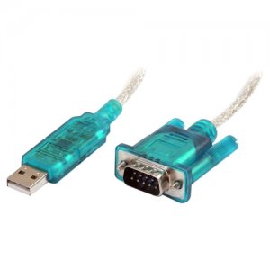 StarTech.com ICUSB232SM3 3ft USB to RS232 DB9 Serial Adapter Cable - M/M